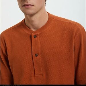 Filson Garment Mens Waffle Knit Henley Size Medium Style# 20233067